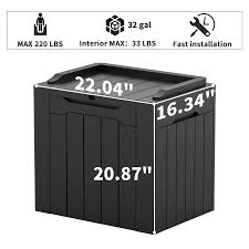 Devoko 32 Gallon Outdoor Resin Deck Box
