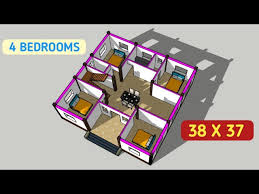 Village Style 3d House Design With 4