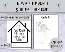 House Build Planner Helpful Tips Guide