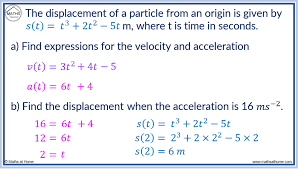 How To Find Displacement Velocity And
