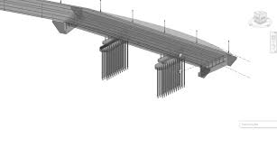 solved concrete bridge modeling