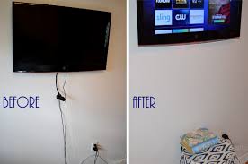 Tv Wall Hide Tv Wires Wall Mounted Tv