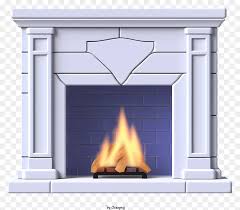 Free Transpa White Fireplace Png