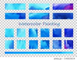 Watercolor Paint Texture Banner Icon