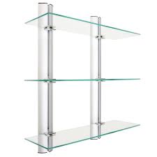 Glass Wall Shelves Glass Shelving Unit