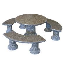 Designer Round Table Set Dominion Precast