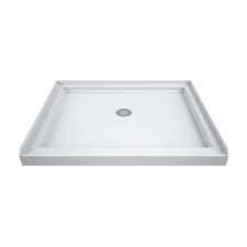 Single Threshold Alcove Shower Pan Base