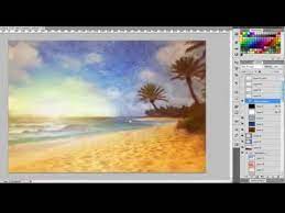 Digital Painting Tutorial Of Dog Beach