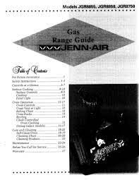 Jenn Air Jgr8855 User S Manual Manualzz