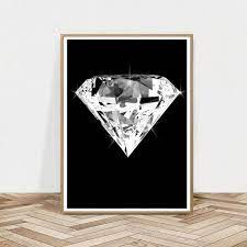 Diamond Clipart Trendy Wall Art