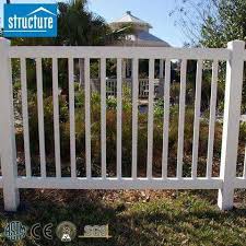 Pvc Railing Vinyl Garden Fence Panels