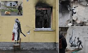 Two New Banksy Murals Spring Up In War