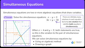 Simultaneous Equations Steps