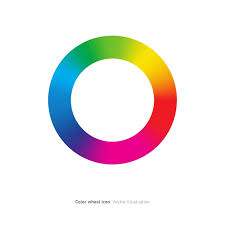 Color Wheel Icon Design Or Color Circle