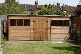 Large Pent Garden Sheds With Free