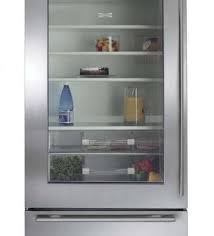 Sub Zero Glass Door Refrigerator