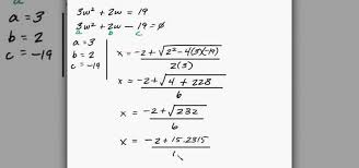 Solve Quadratic Equation Word Problems