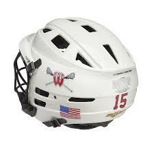 Lacrosse Helmet Number Decals