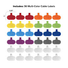 Wrap It Storage Cable Labels Small Oval
