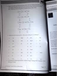 Solved Title Chemical Reactions And