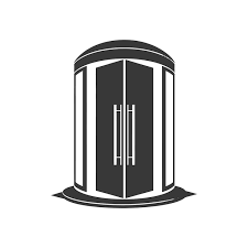 Black And White Silhouette Of A Round