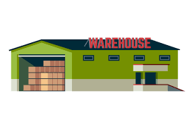 Warehouse Icon Cargo Storage Building