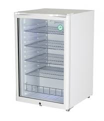 Bottle Cooler With Glass Door White Gcgd155