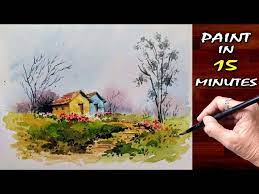 Watercolour Landscape Painting