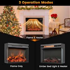 23 Inch 3 Sided Electric Fireplace