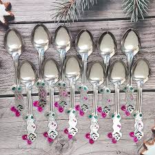 Stainless Steel Spoon Set Of 12