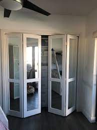 Custom Closet Bifold Doors With Mirrors