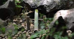 A Japanese Bamboo Water Fountain Shishi