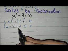 Solve By Factorization Method