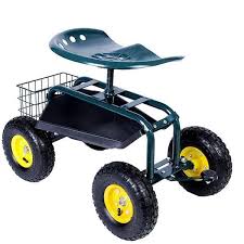 Steel Rolling Garden Cart