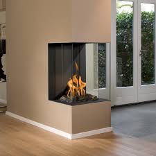 Three Sided Gas Fireplace