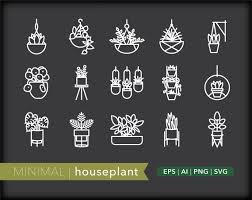 Houseplant Icons Plant Icon