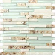 Sea Green Glass Tiles Beach House Style