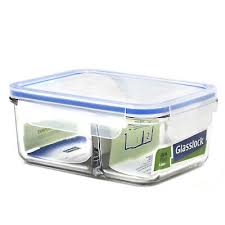 Glasslock Duo Tempered Glass Food Conta