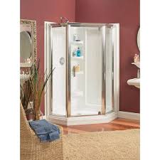 Corner Shower Enclosure In Chrome