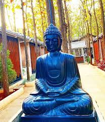 Black Stone Buddha Aongking Sculpture