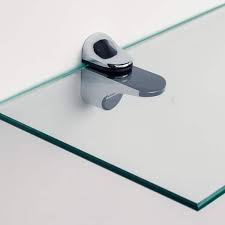 Clear Glass Floating Shelf