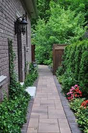 Narrow Space In Between Suburban Homes