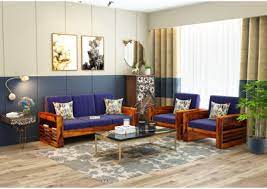 Buy 3 1 1 Wooden Sofa Set Upto