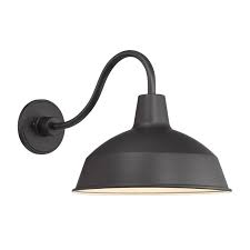Asher Large Outdoor Wall Light Black