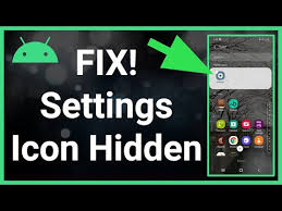 Android Setting Icon Missing Not