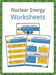 Nuclear Energy Facts Worksheets