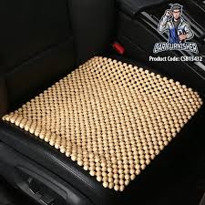 Buy Seat Cover Real Wood Beads 3 Colors