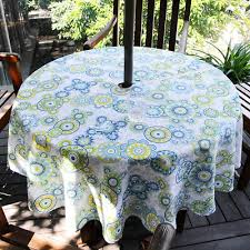 Patio Outdoor Umbrella Tablecloth With