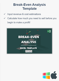 Break Even Ysis In Excel Free