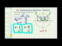 Ex 3 Solve A Basic Trig Equation Using